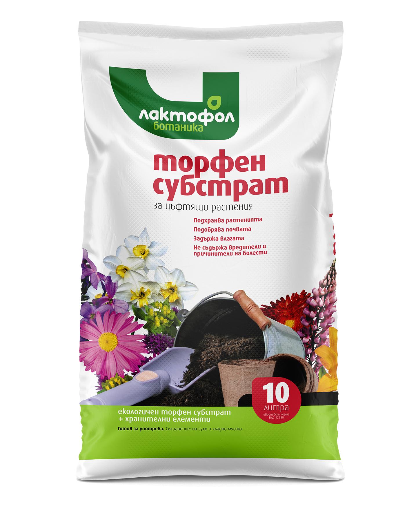 Торфена смес за цъфтящи растения 10 л