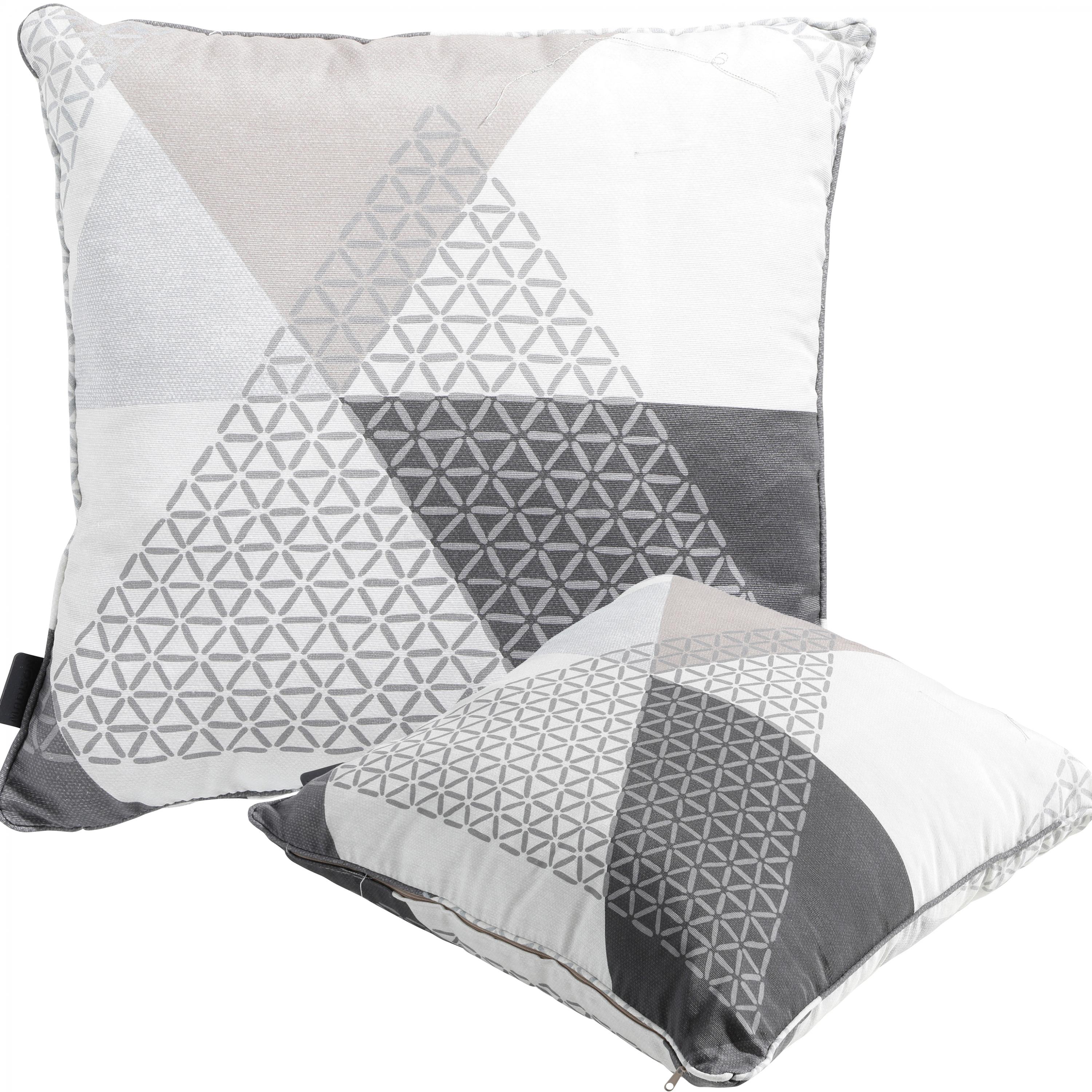 Възглавница за стол,  50x50, с паспел, сиво