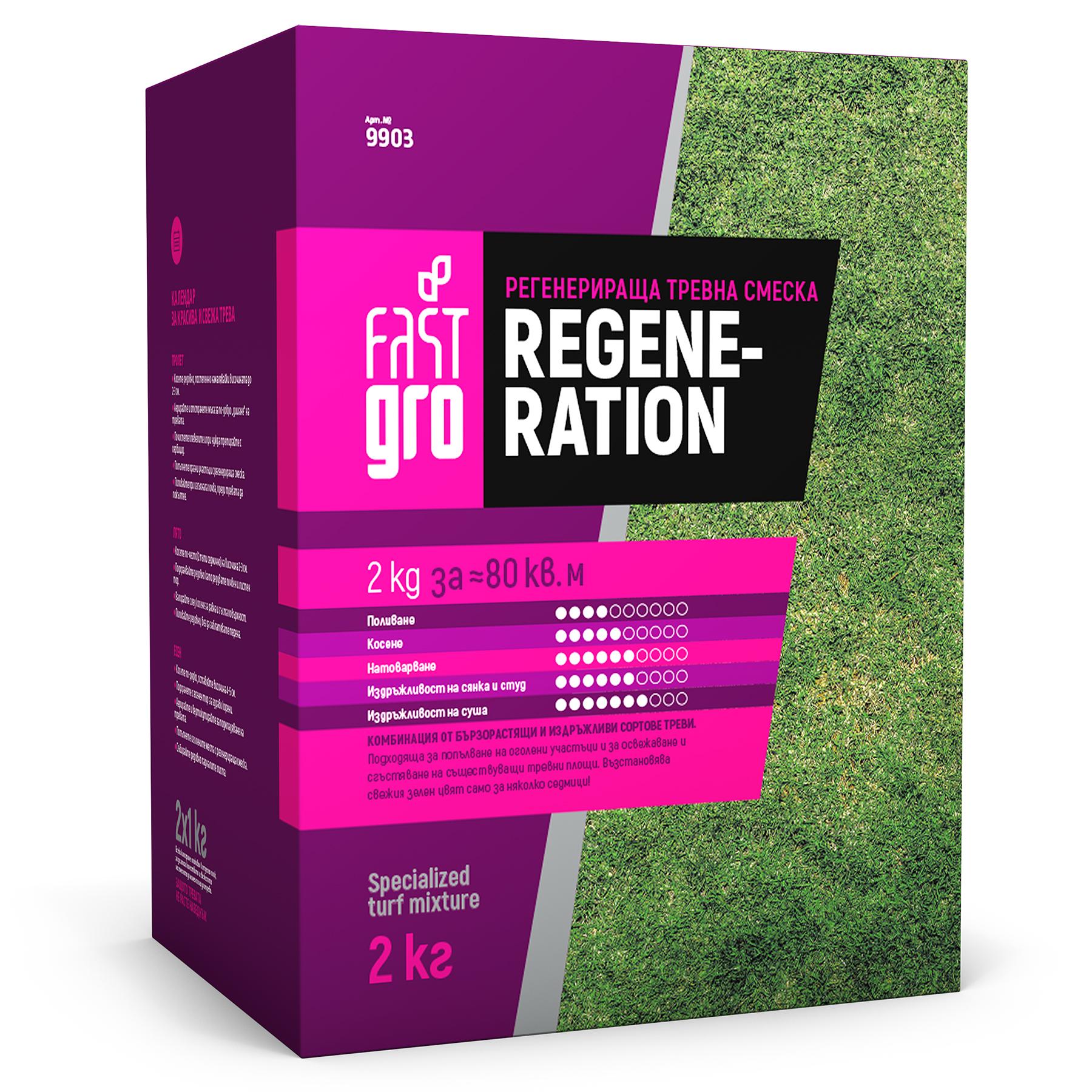 Тревна смеска FastGRO REGENERATION - 2кг
