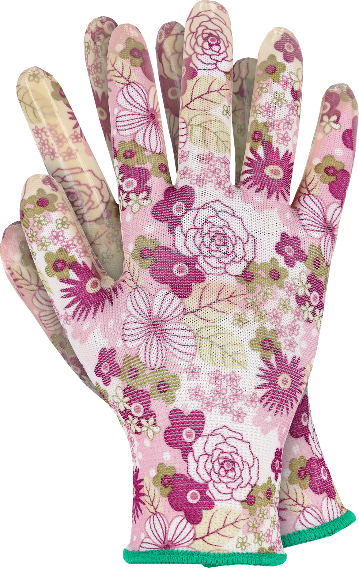 Предпазни дамски ръкавици POLIFLOWER, размер 7