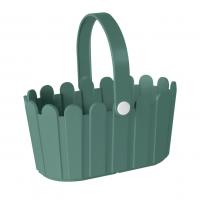 Landhaus пластмасова кошница тюркоазено зелено