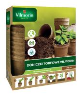 Кръгли торфени саксии 16бр, Ø 8 см