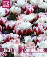 Комбинация ЛАЛЕТА DOUBLE RED & WHITE 15 бр.