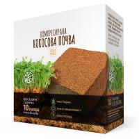 Компресирана кокосова почва 10л.