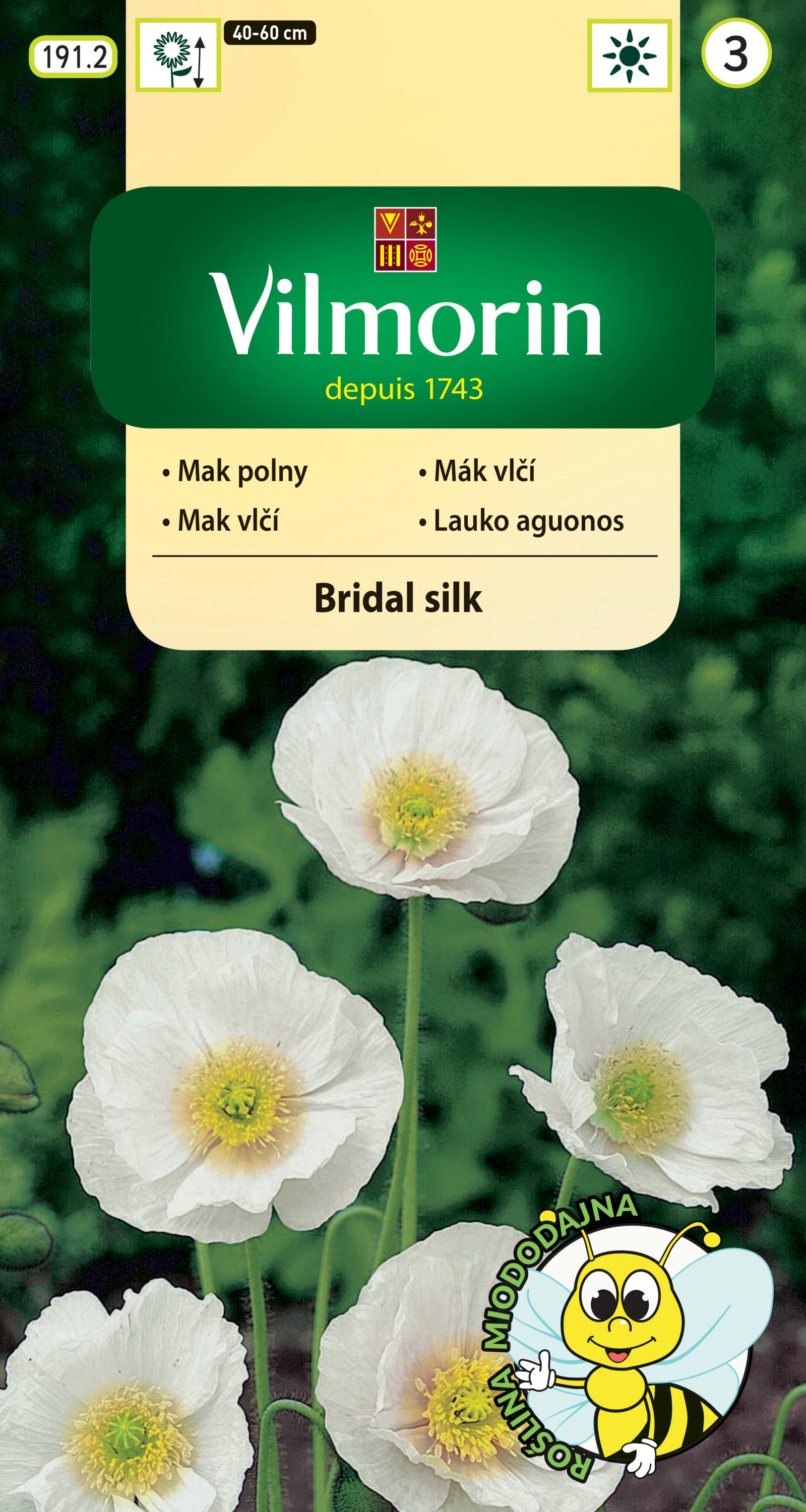 Мак бял Bridal silk